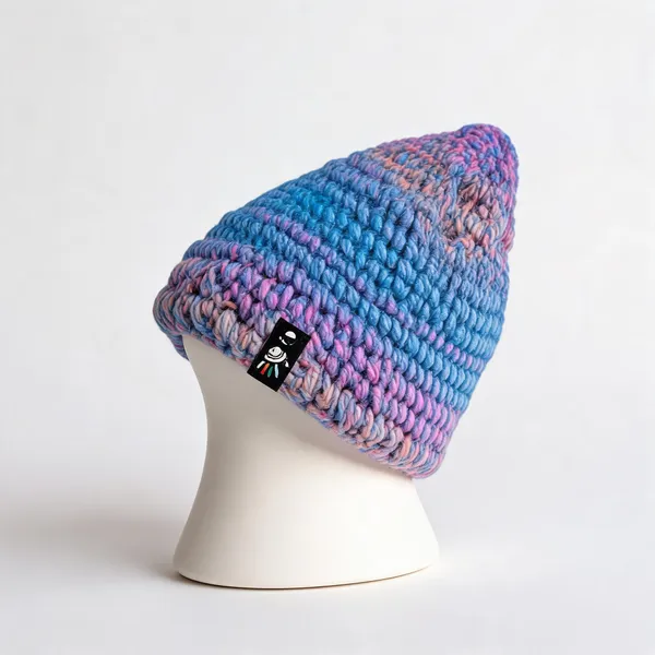Multicolor_Wool_Handcrafted_Beanie_For_Men_Women
