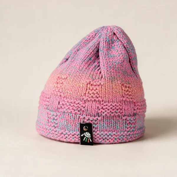 Rose_Wool_Crochet_Beanie_For_Men/Women