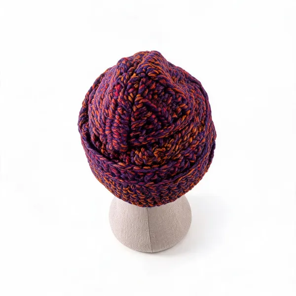 Purple_Wool_Handcrafted_Beanie_For_Unisex
