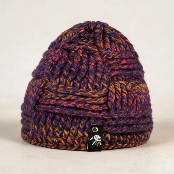 Purple_Wool_Handcrafted_Beanie_For_Unisex