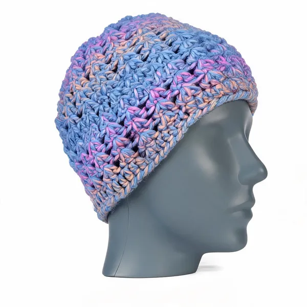 Blue_Multicolour_Wool_Beanie_For_Unisex
