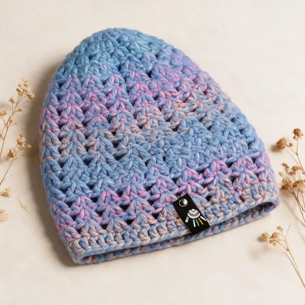 Blue_Multicolour_Wool_Beanie_For_Unisex