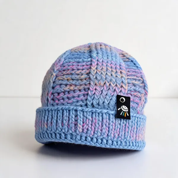 Blue_Spectrum_Wool_Round_Beanie_For_Men_Women