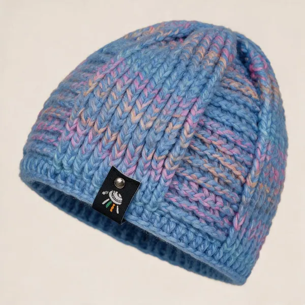 Blue_Spectrum_Wool_Round_Beanie_For_Men_Women
