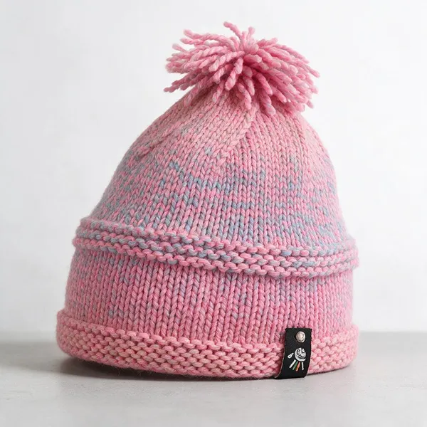 Blush_Wool_Crochet_Beanie_For_Men/Women
