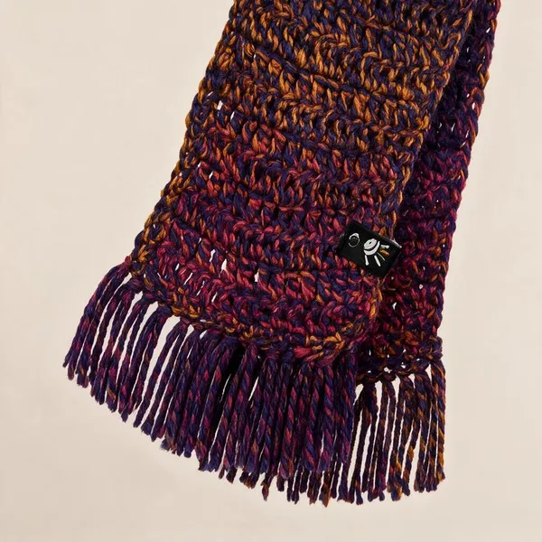 Purple_Yellow_Acro_Wool_Crochet_Scarf_For_Unisex