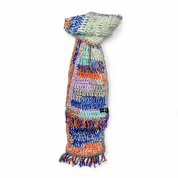 Multicolor_Acrylic_Wool_Crochet_Scarf_For_Unisex