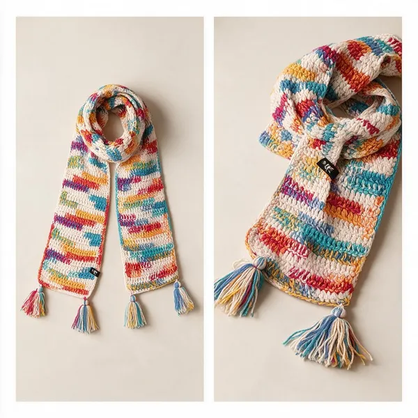 Multicolor_Acro_Wool_Crochet_Scarf_For_Men/Women