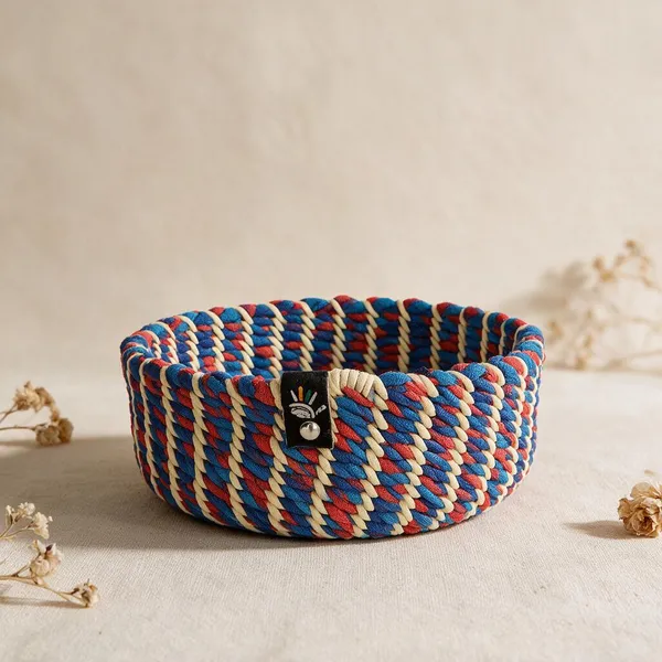 Yarn_Braided_Decorative_Storage_Basket