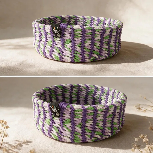 Yarn_Braided_Lavender_Storage_Basket