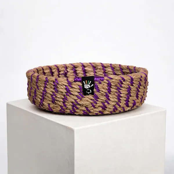 Jute_Braided_Purple_Storage_Basket