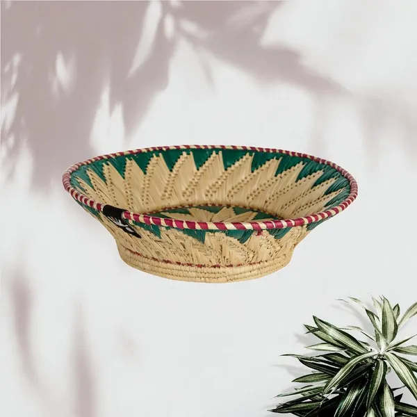 Moonj_Grass_Handwoven_Floral_Green_Basket