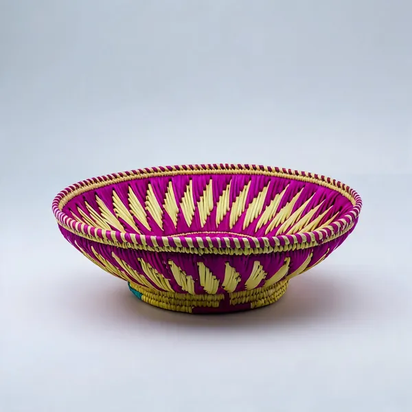 Moonj_Coiled_Grass_Floral_Pink_Basket