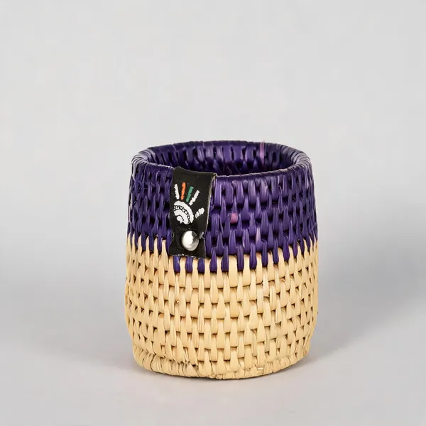 Moonj_Handcrafted_Purple_Pen_Stand