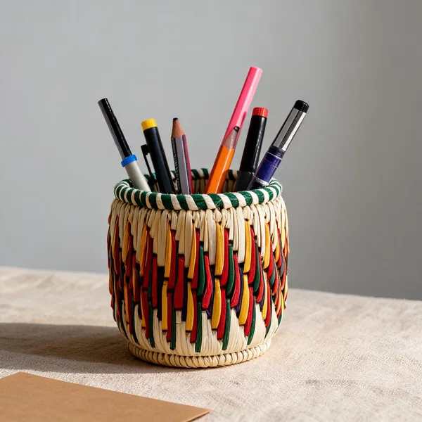 Moonj_Handcrafted_Multicolour_Pen_Stand