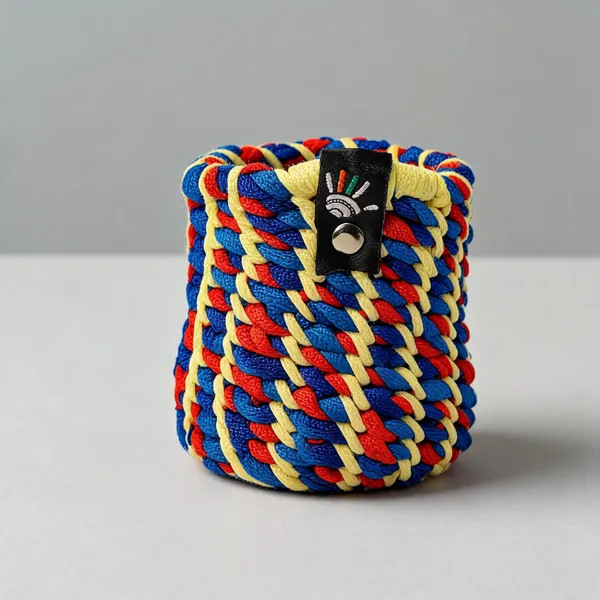 Yarn_Handcrafted_Multicolor_Pen_Stand