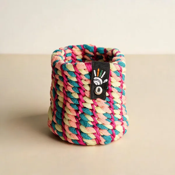 Yarn_Handcrafted_Multicolour_Dahlia_Pen_Stand