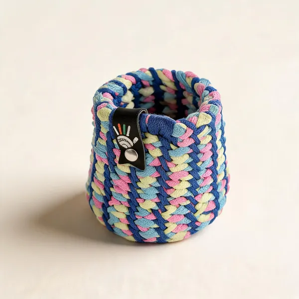 Yarn_Handcrafted_Multicolor_Marshmallow_Pen_Stand
