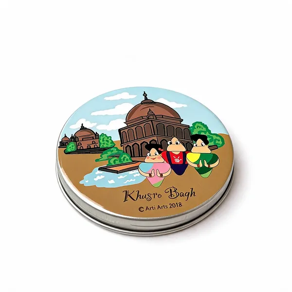 Kumbh_Mela_Khusro_Bagh_Handcrafted_Fridge_Magnet_3_Inch