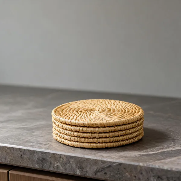 Grass_Fiber_Beige_Handcrafted_Coaster