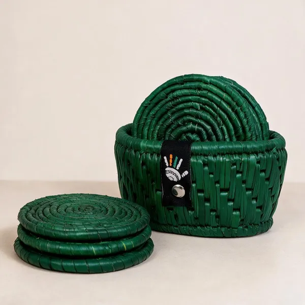 Grass_Fiber_Emerald_Coaster