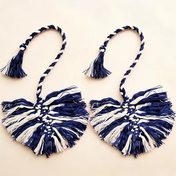 Navy_Wool_Handcrafted_Bookmark_-_Pack_of_2