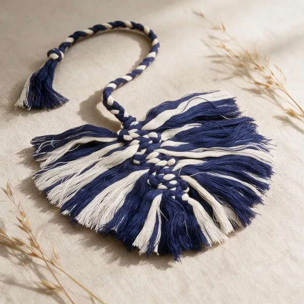 Navy_Wool_Handcrafted_Bookmark_-_Pack_of_2