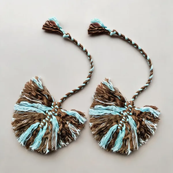 Teal_Woolen_Bookmark_-_Pack_of_2