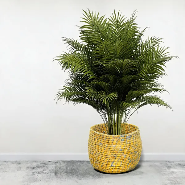 Fabric_Handcrafted_Golden_Harvest_Plant_Holder