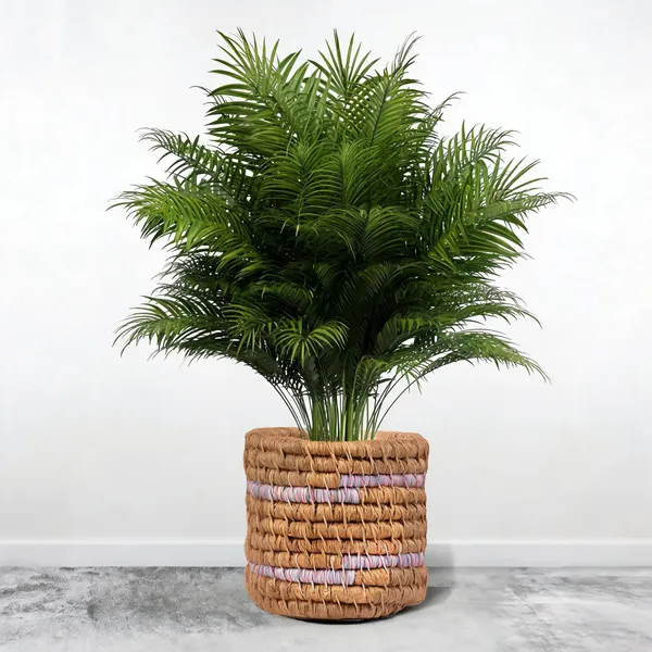 Jute_Handcrafted_Brown_Designer_Plant_Holder