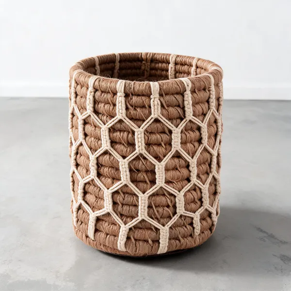 Jute_Bohemian_Brown_Macrame_Plant_Holder
