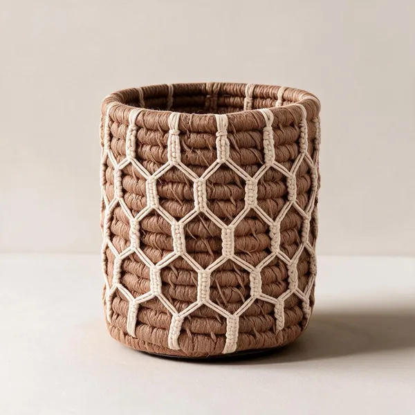 Jute_Bohemian_Brown_Macrame_Plant_Holder