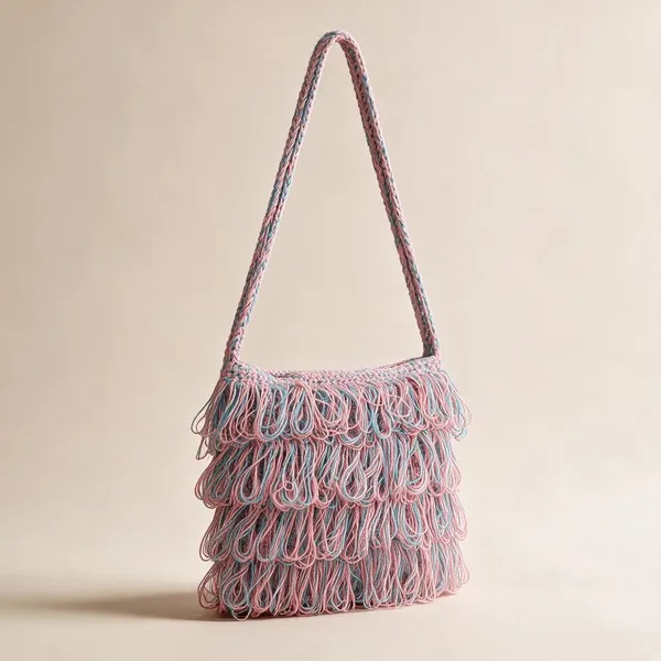 Pink_Blue_Crochet_Frilled_Satchel_Bag_For_Women