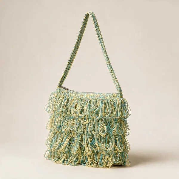 Blue_Yellow_Crochet_Frilled_Satchel_Bag_For_Women