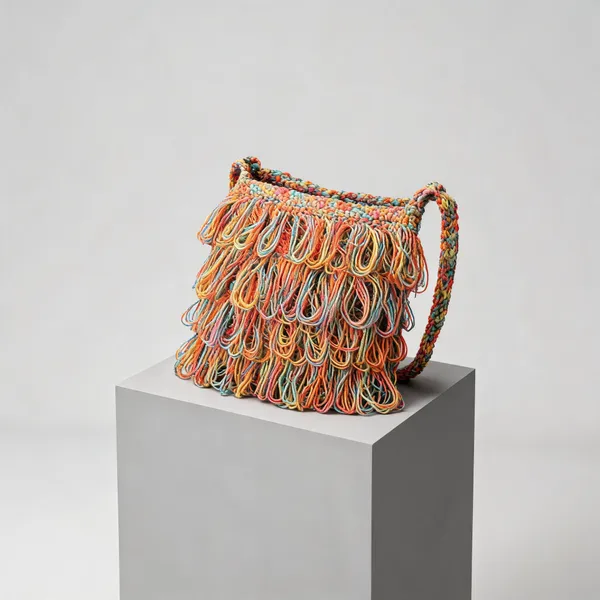 Coral_Multi_Crochet_Frilled_Satchel_Bag_For_Women