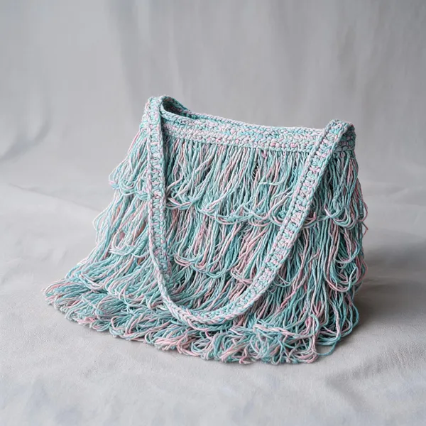 Blue_Pink_Crochet_Frilled_Satchel_Bag_For_Women