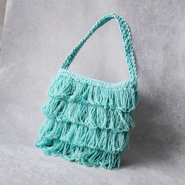 Seagreen_Crochet_Frilled_Satchel_Bag_For_Women