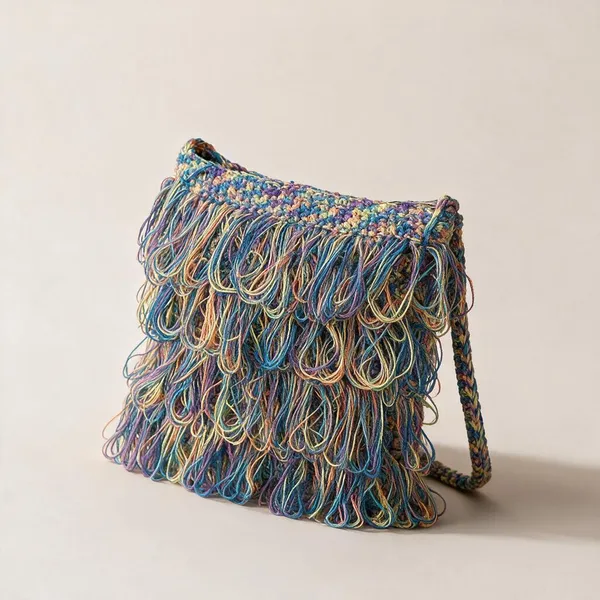 Floral_Multi_Crochet_Frilled_Satchel_Bag_For_Women