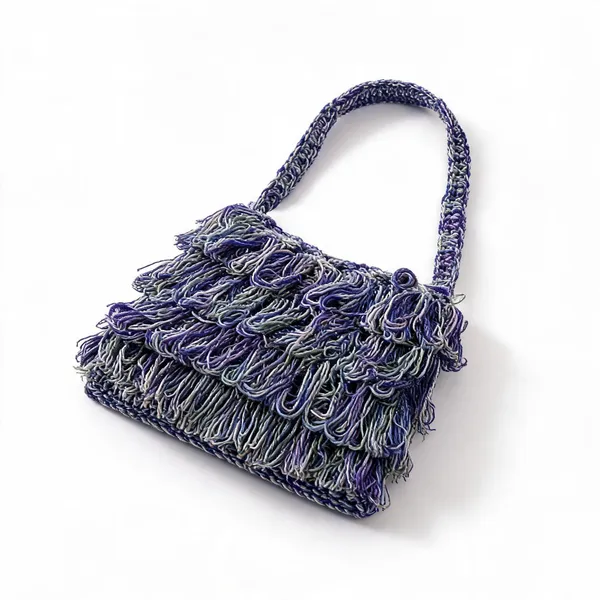 Blue_Crochet_Frilled_Satchel_Bag_For_Women