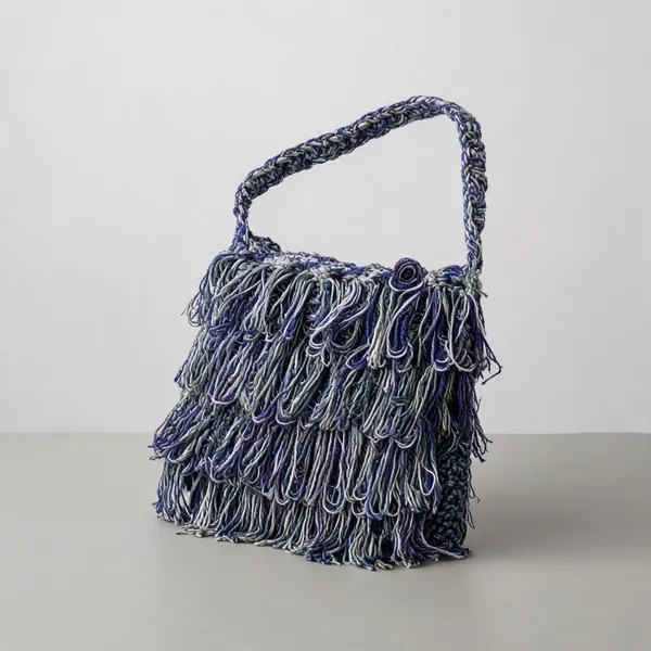 Blue_Crochet_Frilled_Satchel_Bag_For_Women