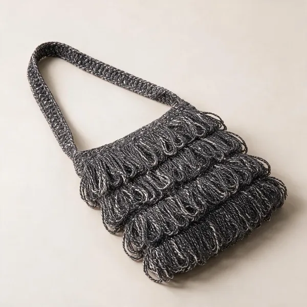 Charcoal_Crochet_Frilled_Satchel_Bag_For_Women