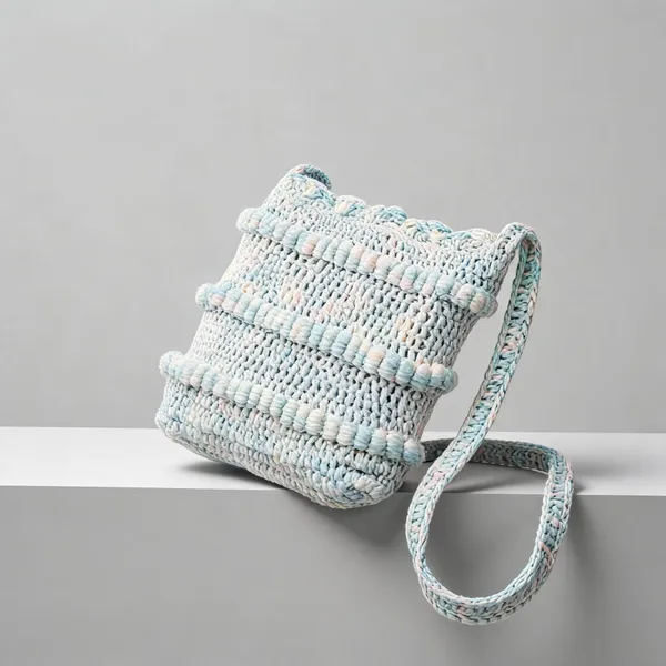 Blue_Crochet_Handcrafted_Crossbody_Bag_For_Women