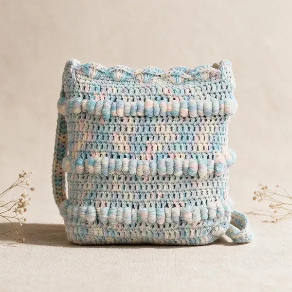 Blue_Crochet_Handcrafted_Crossbody_Bag_For_Women