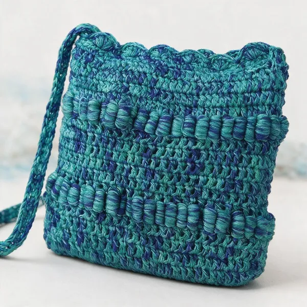 Cerulean_Multi_Crochet_Crossbody_Bag_For_Women