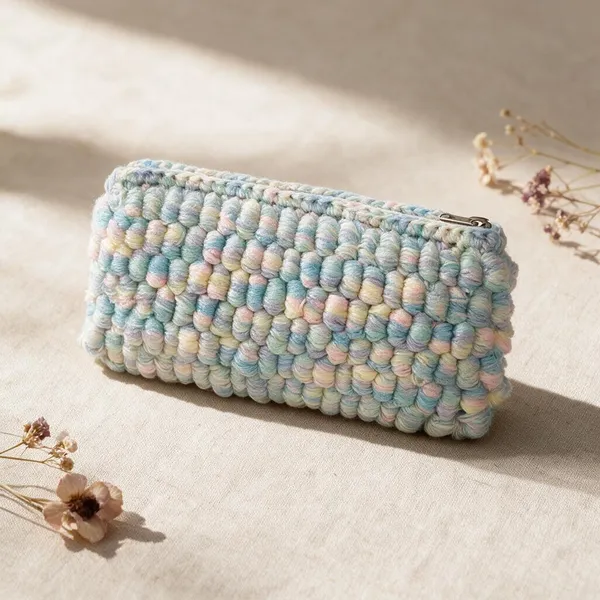 Blue_Crochet_All_Purpose_Pouch_For_Unisex