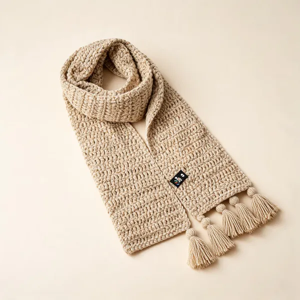 Neutral_Acro_Wool_Crochet_Scarf_For_Unisex