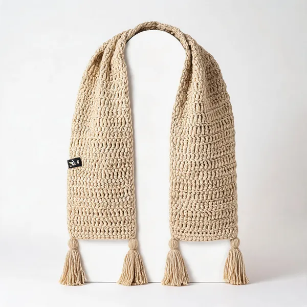 Neutral_Acro_Wool_Crochet_Scarf_For_Unisex