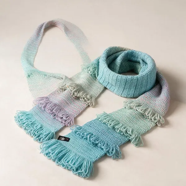 Blue_Acro_Wool_Crochet_Frilled_Scarf_For_Unisex