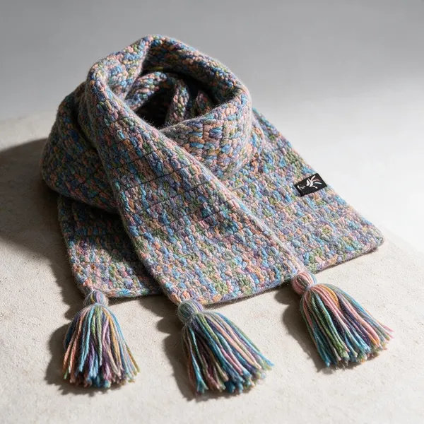 Multicolor_Acro_Wool_Crochet_Fantasy_Scarf_For_Men/Women
