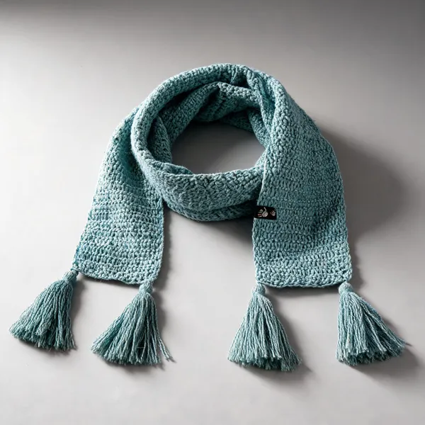Turquoise_Acro_Wool_Crochet_Scarf_For_Men_Women